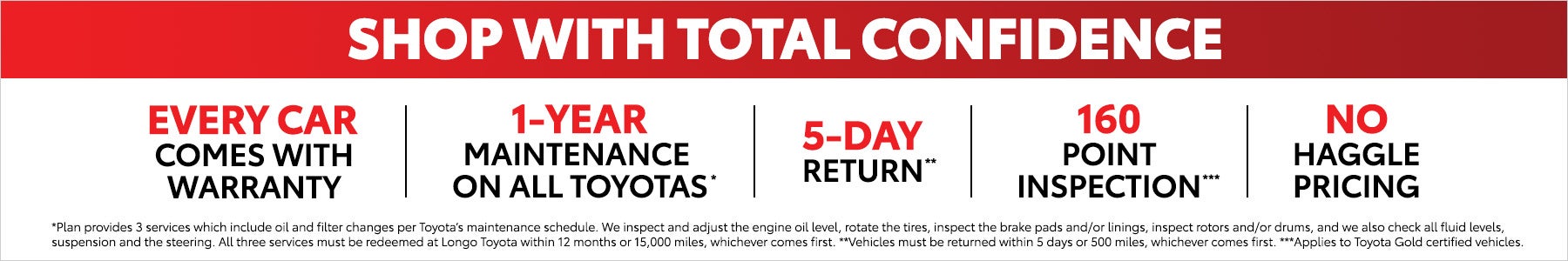Shop with total confidence