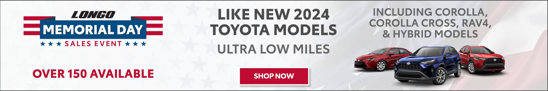 Like New Toyota Models