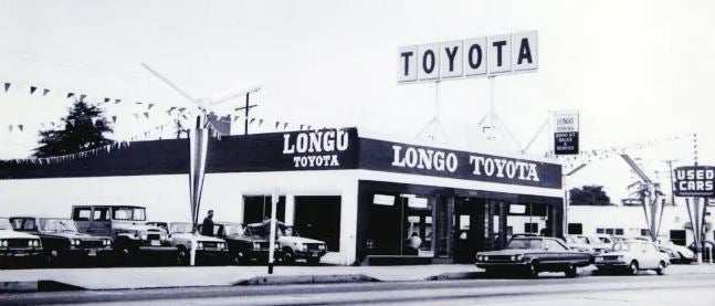 Longo Toyota in El Monte CA - Old Dealership Building