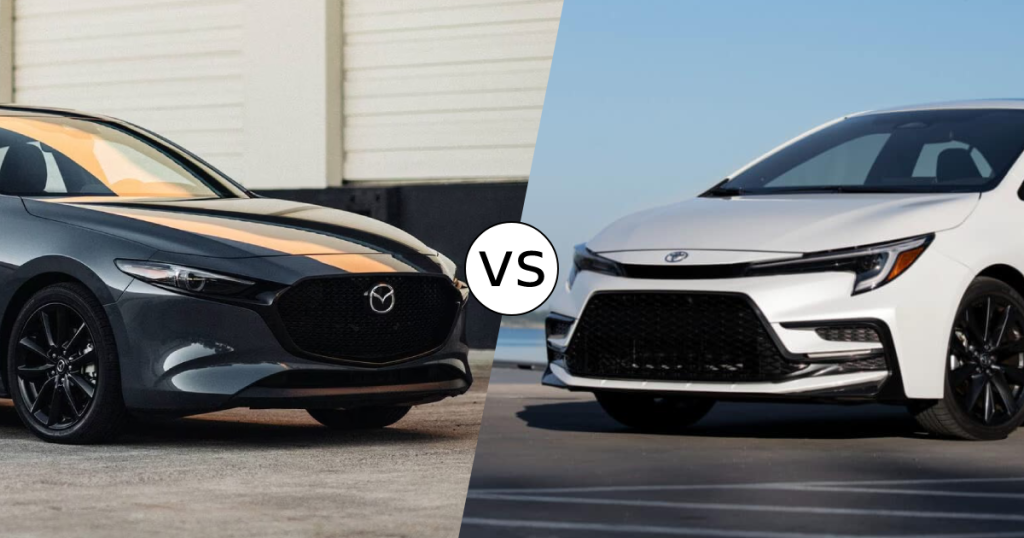2024 Toyota Corolla vs. Mazda3 - Longo Toyota Blog