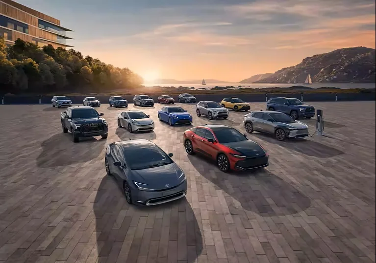 Toyota EVs, Hybrids, and PHEVs
