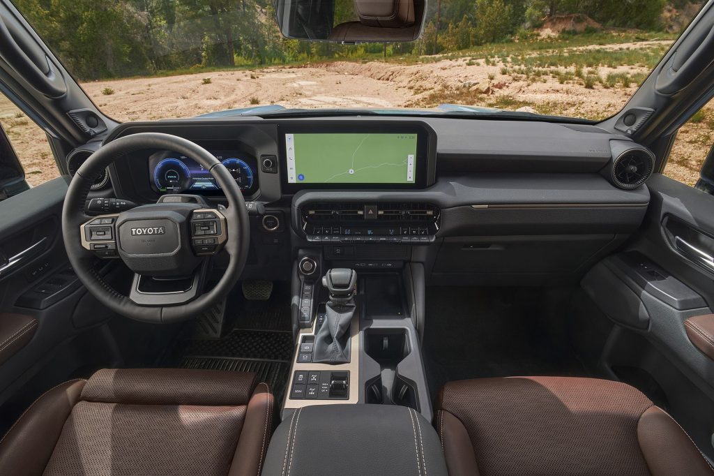 The 2024 Toyota Land Cruiser Interior Front Console