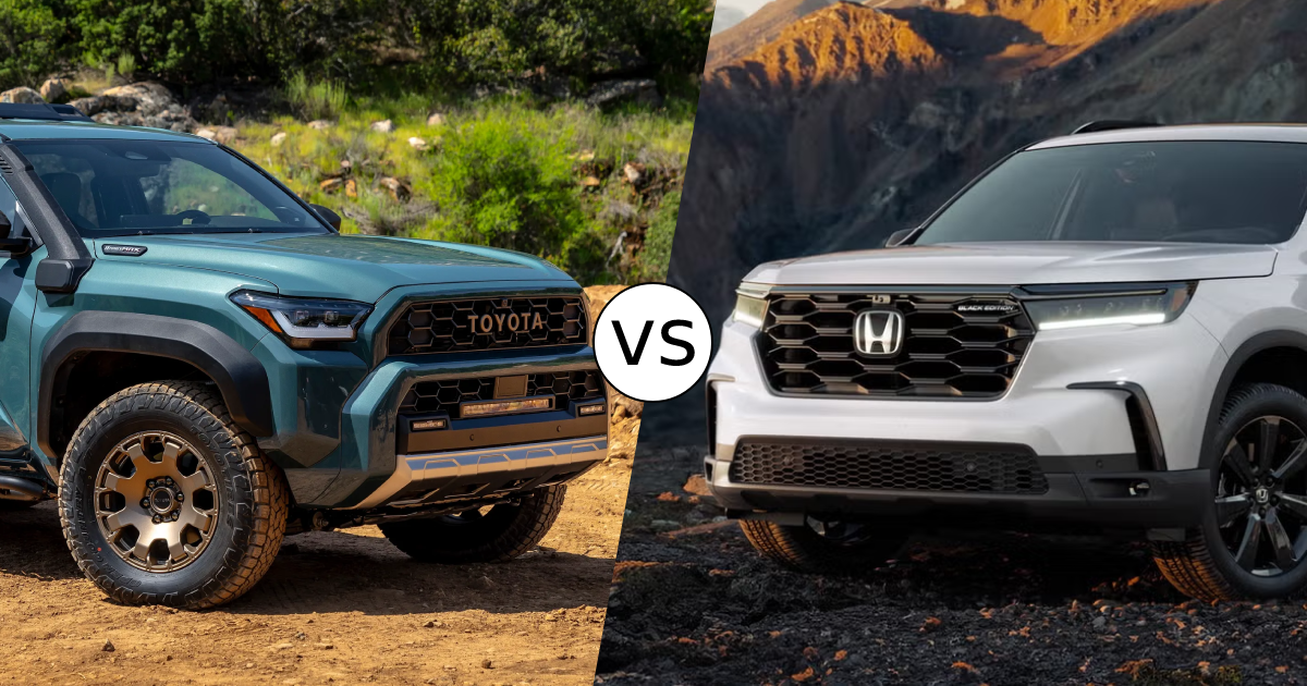 2025 Toyota 4Runner vs. Honda Pilot