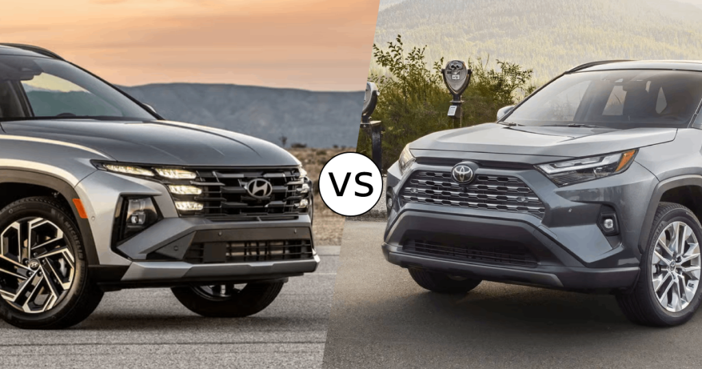 2025 Toyota RAV4 vs 2025 Hyundai Tucson comparison image