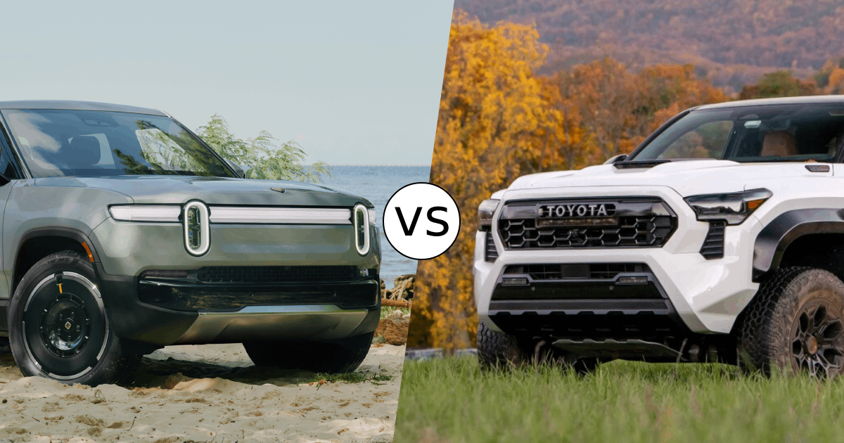 2025 Toyota Tacoma i-Force MAX vs. Rivian R1T