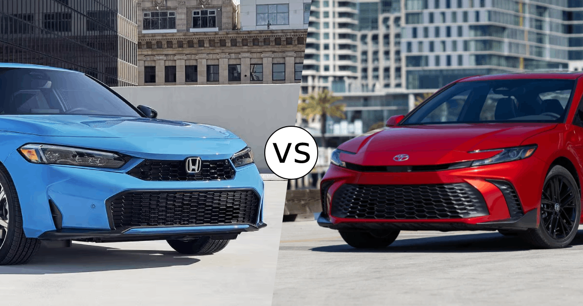 2025 Toyota Camry vs. Honda Civic