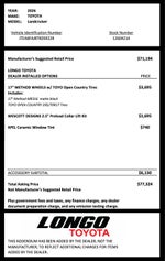 2026 Toyota Land Cruiser Base