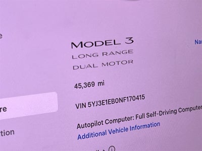2022 Tesla Model 3 Long Range