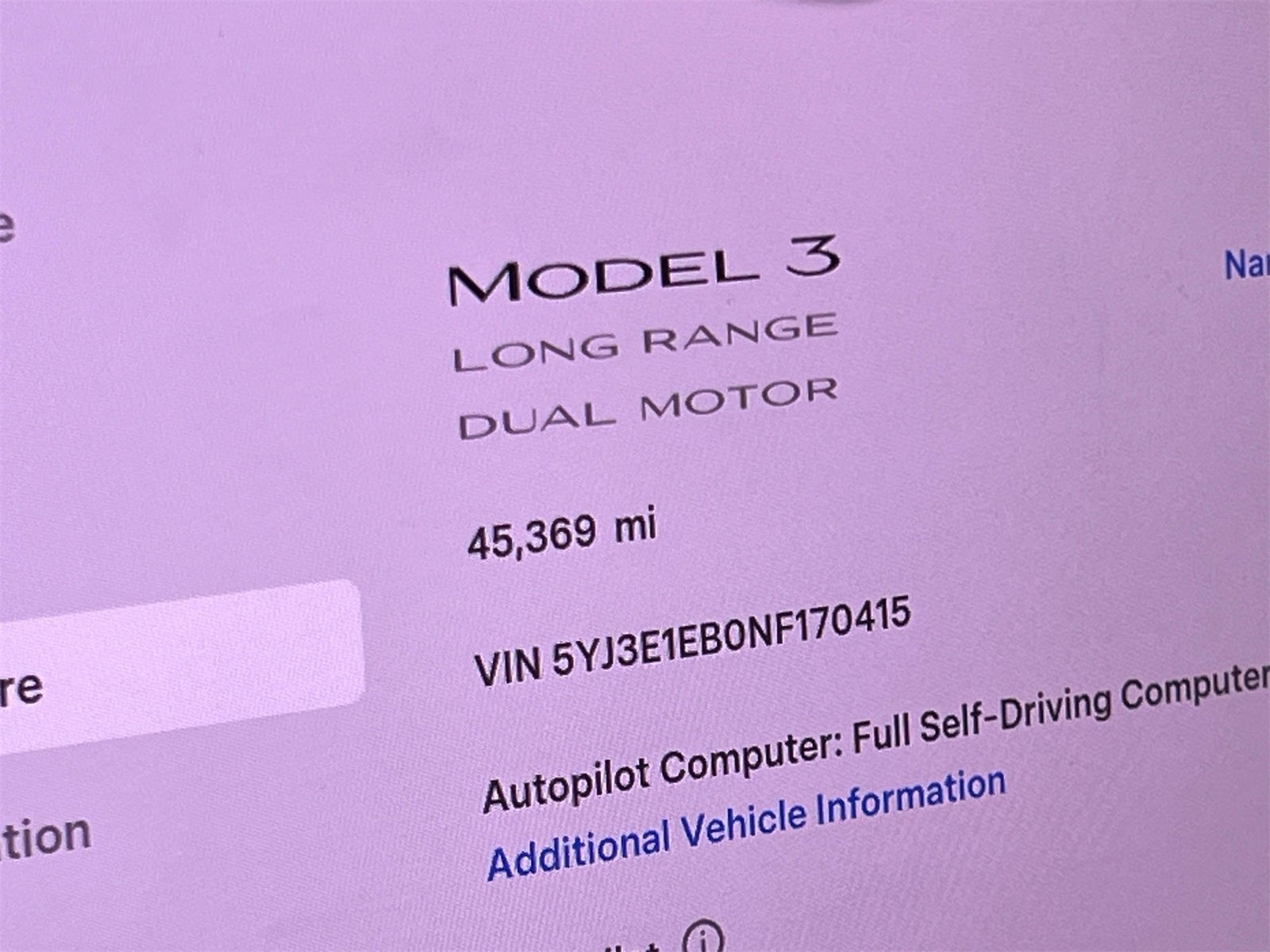 2022 Tesla Model 3 Long Range