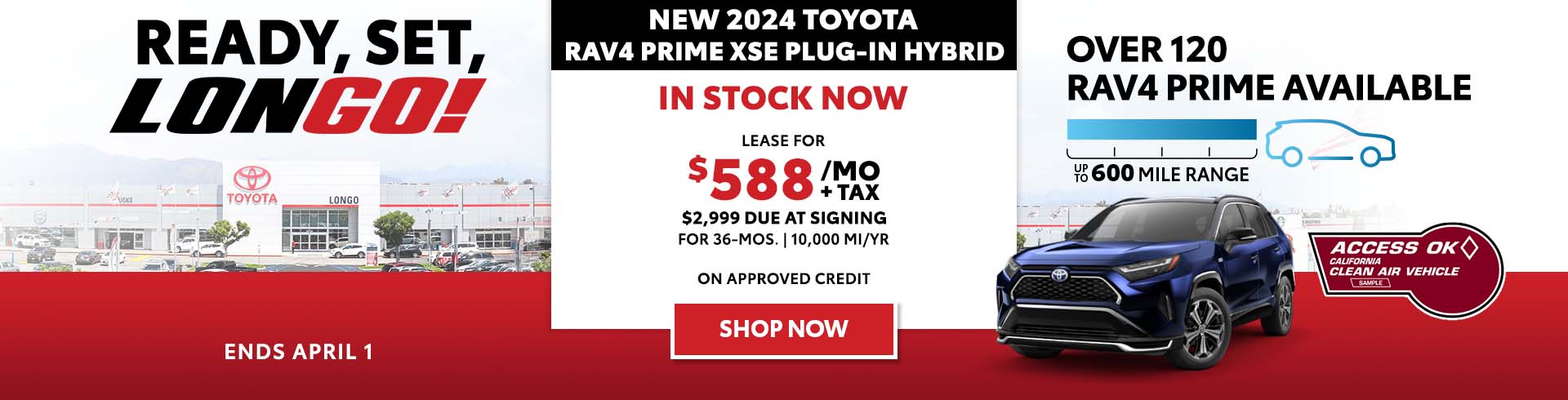 Lease a New 2024 Toyota RAV4 Prime XSE