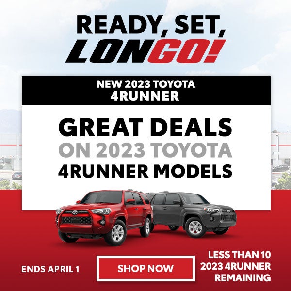 Great Deals on New 2023 Toyota 4Runner Models
