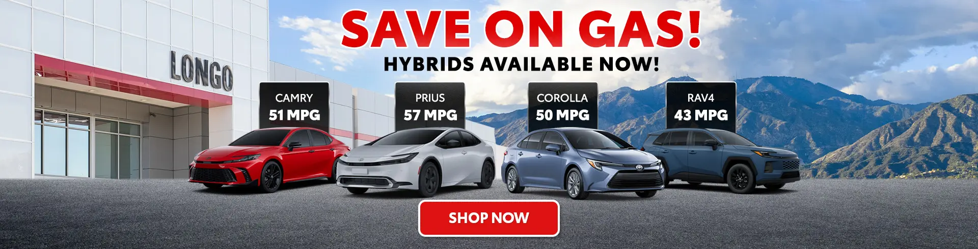 Save on Gas! Hybrids Available Now!