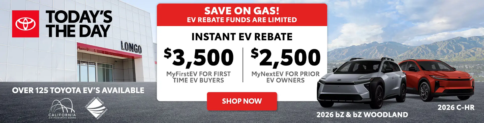 Instant EV Rebate! Don't Miss Out! Funds are Limited.