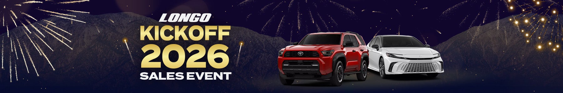 Shop Longo Kickoff 2026 Sales Event Now!