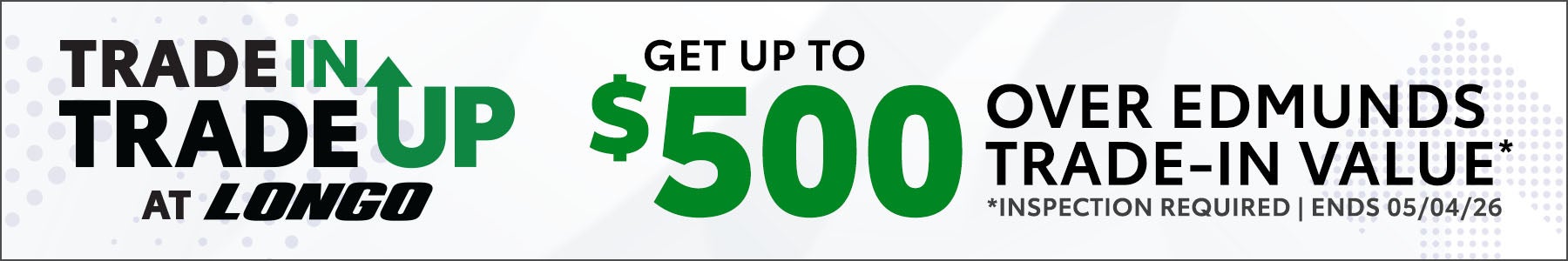 Get up to $500 Over Edmunds Trade-In Value