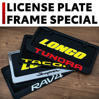 License Plate Frame Special