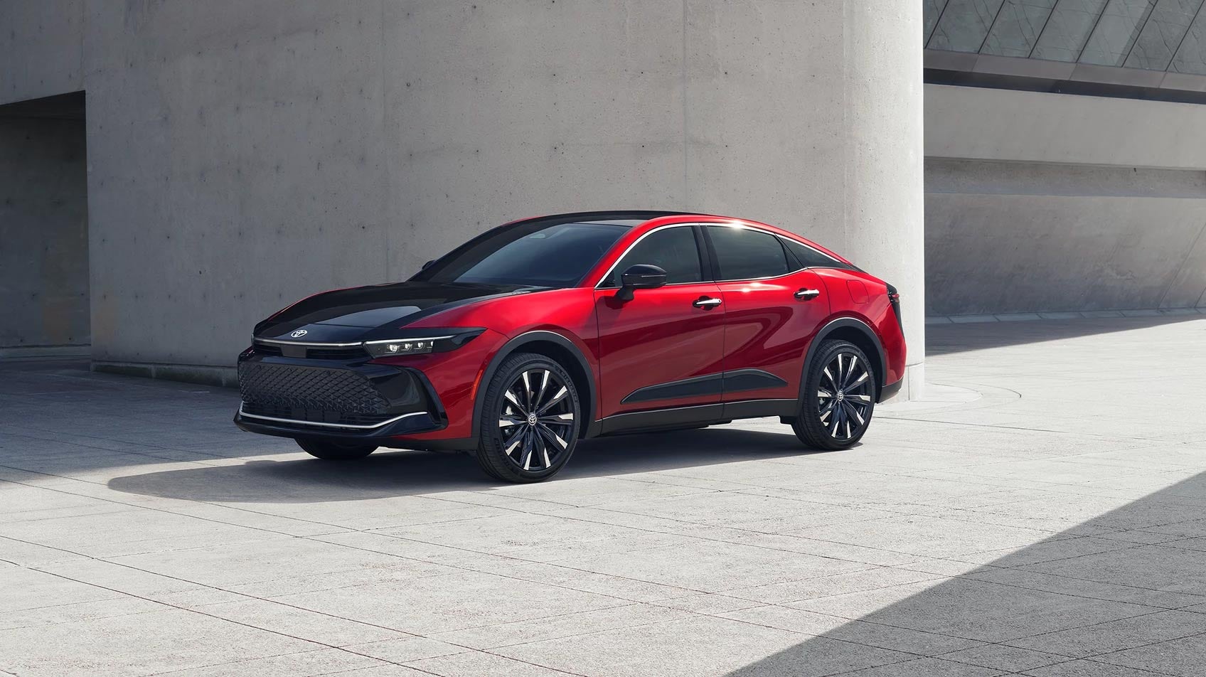 Red Crown Front Angled View