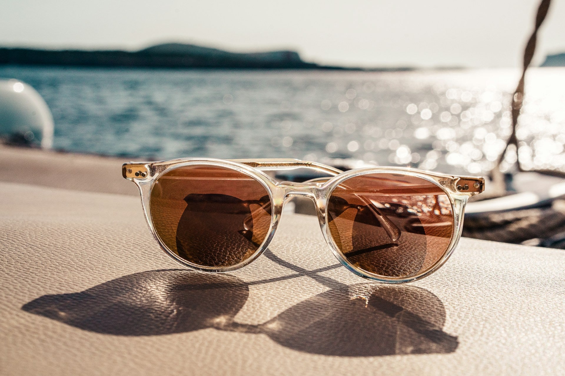 A pair of sunglasses near the beach in Los Angeles, CA